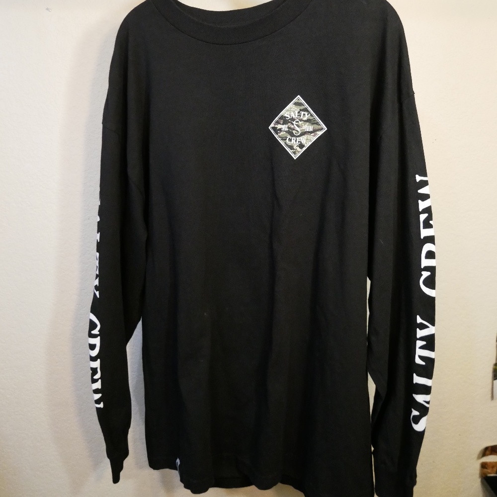Salty Crew Camo Long Sleeve Shirt Size XL